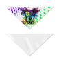 Preview: Hunde-Bandana Chiquito - Popart Hundedesign, 100 % Polyester, 70x30 cm, verstellbar, waschbar